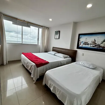 Paraiso En Bocagrande Con Vista Al Mar Apartment