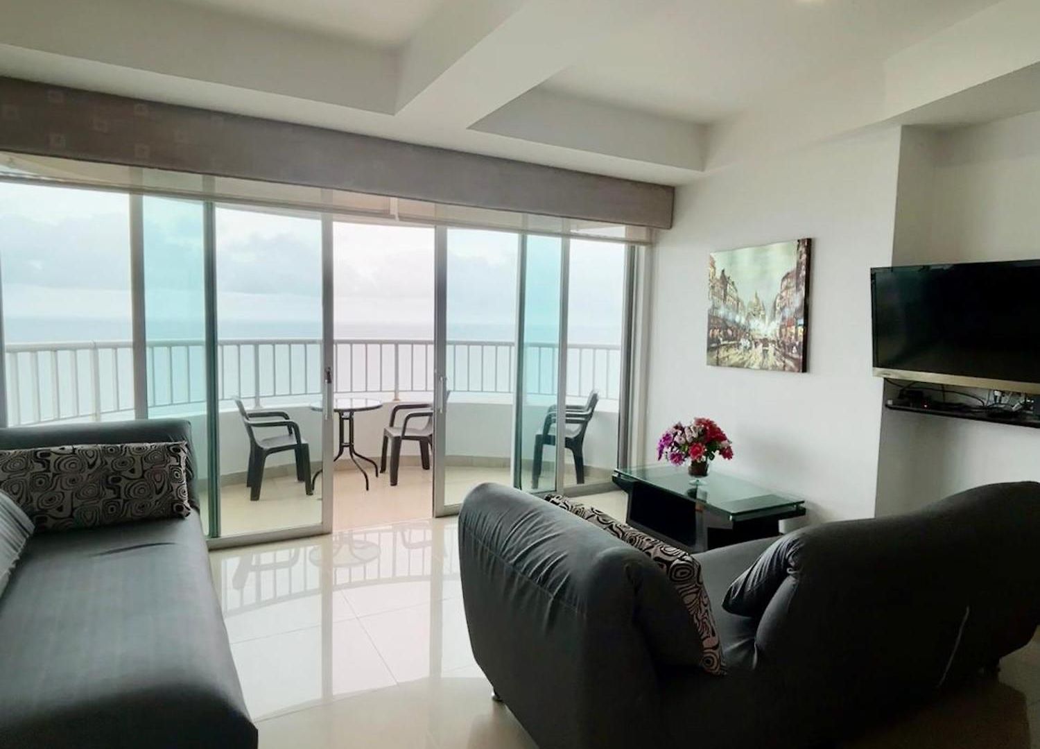 Paraíso En Bocagrande Con Vista Al Mar Apartamento Cartagena