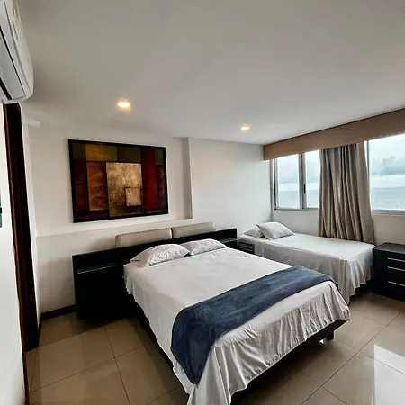 Paraiso En Bocagrande Con Vista Al Mar Apartment